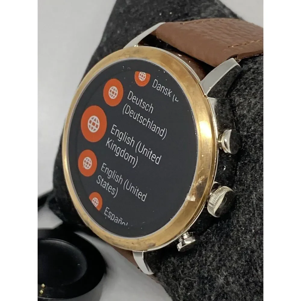 Fossil Gen 4 Authentic Digital Dial Smart Watch Custom Band FTW6016 LT349